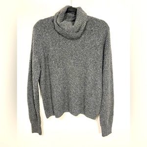 NWT Nordstrom ABOUND SUPER SOFT Thermal Turtleneck Sweater - Charcoal Gray